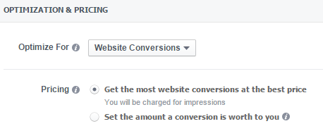 Facebook Ads Optimization Pricing