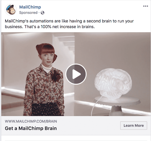 Saas Facebook Ads - MailChimp
